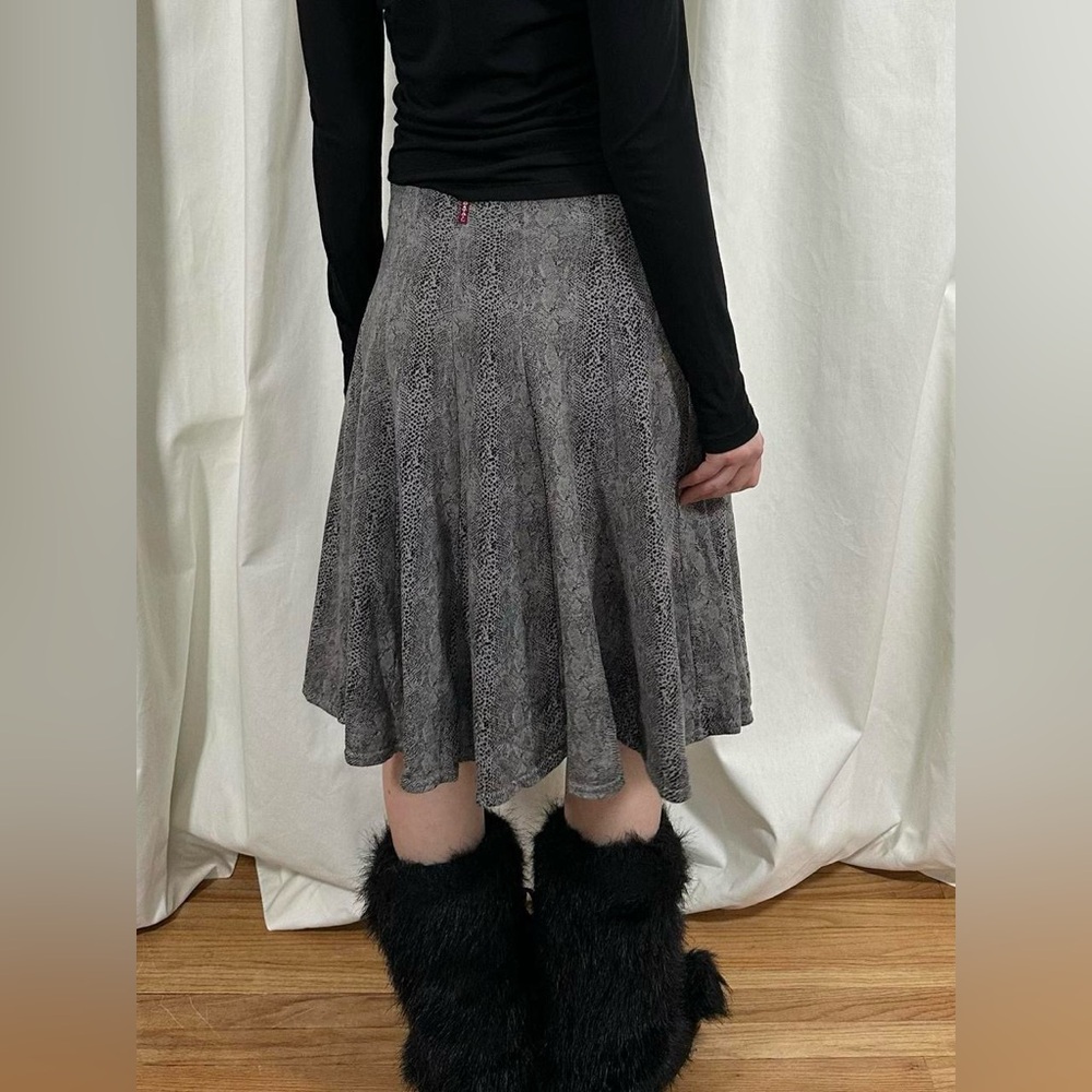 Hard Tail Snake Print Midi Skirt - Picture 5 of 8